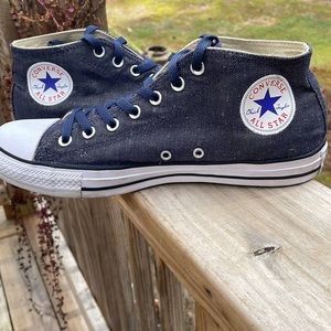 RARE!!!!! Converse Chuck Taylor All Star Denim Blue Sneakers Size M9/ W11